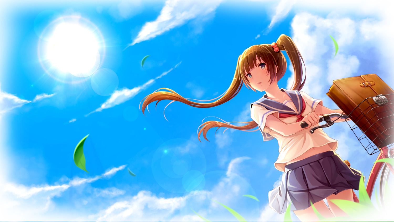 e-suke, seifuku, vocaloid, wallpaper