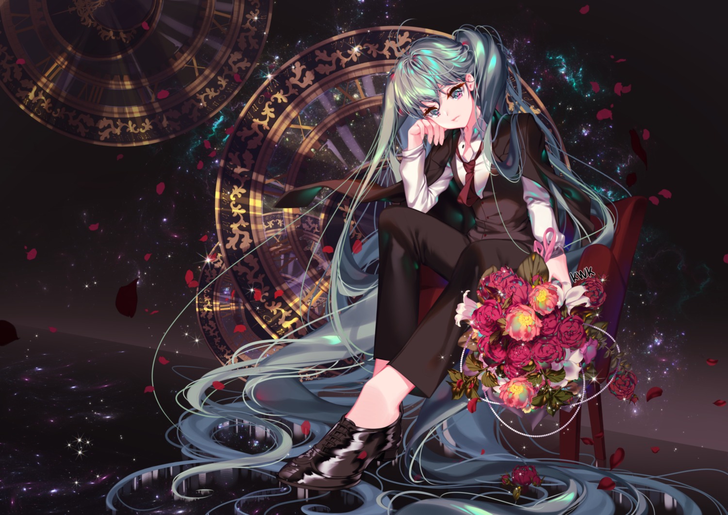 hatsune_miku, heels, kosanmaka, vocaloid