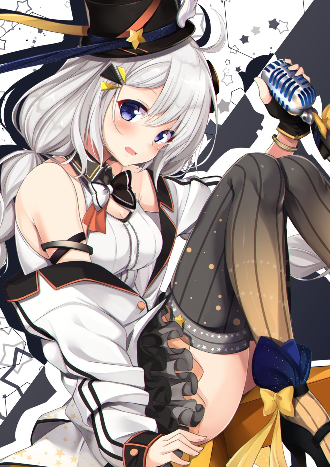 ass, cleavage, heels, sasahara_wakaba, stardust_(vocaloid), thighhighs, vocaloid