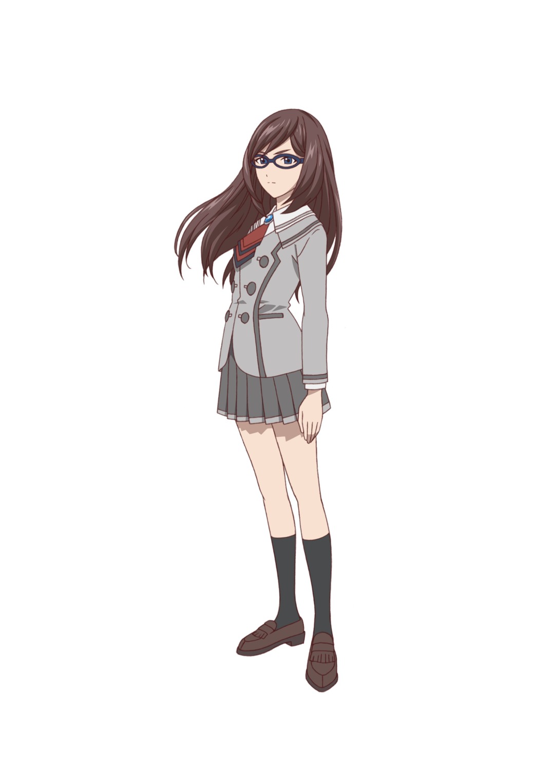 akanesasu_shoujo, megane, seifuku, tagme, tounaka_yuu