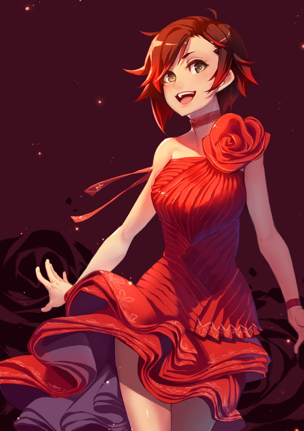 dress, ruby_rose, rwby, splish