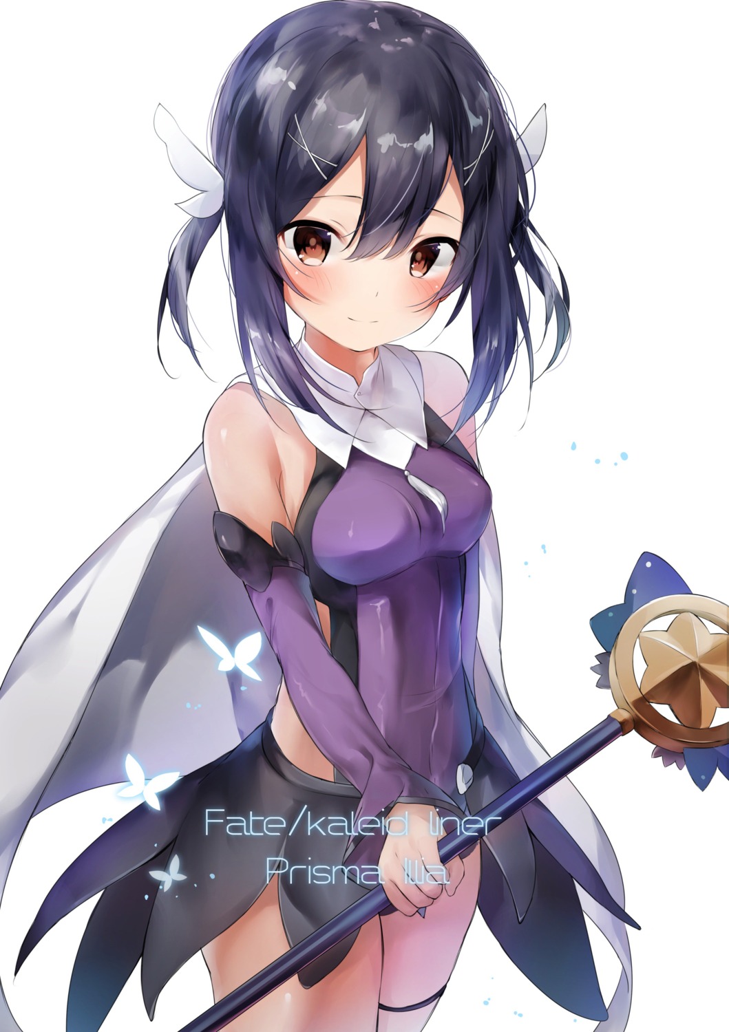 fate/kaleid_liner_prisma_illya, fate/stay_night, garter, leotard, magical_sapphire, miyu_edelfelt, mochi_nabe, weapon