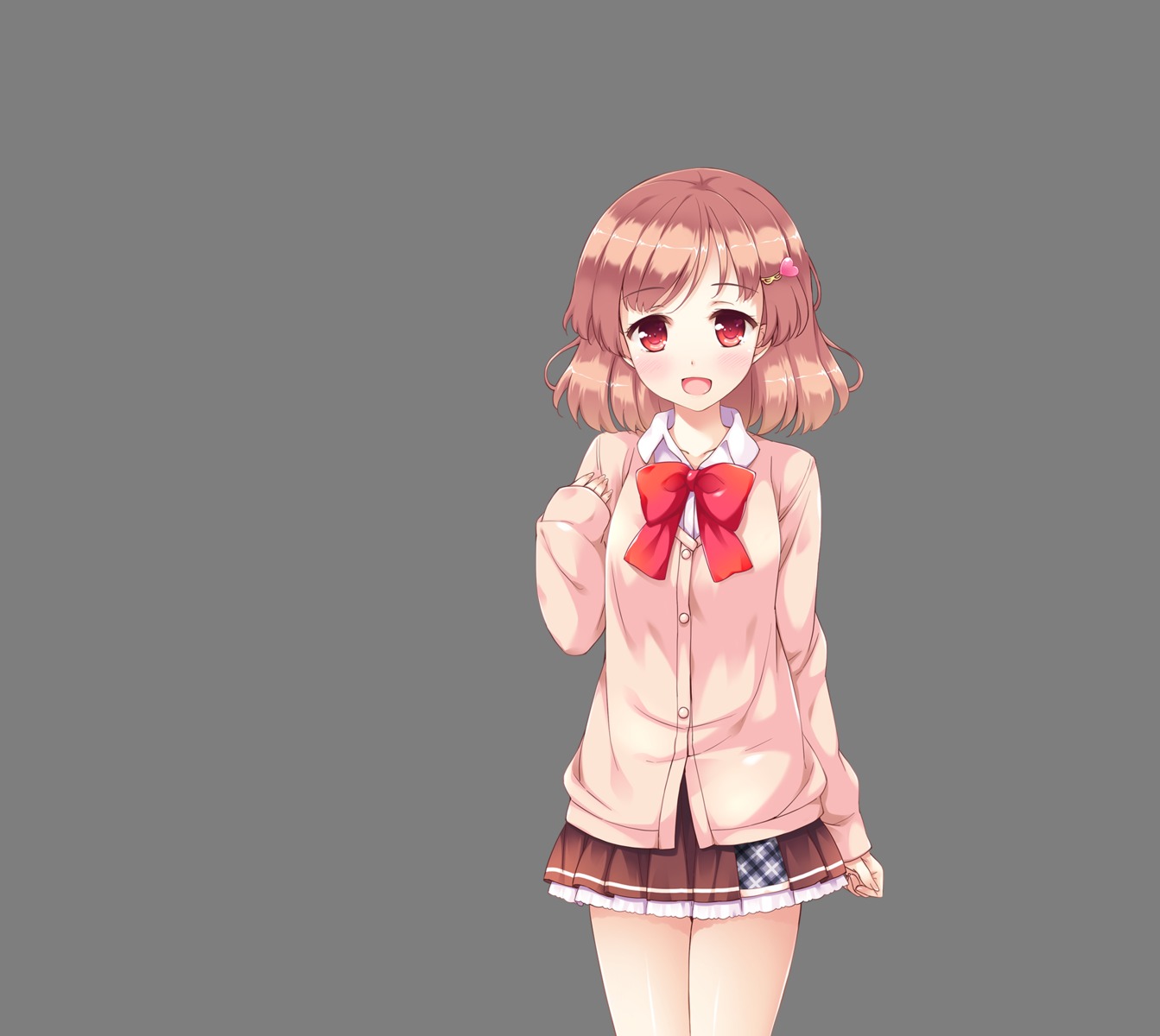 happiness!_2_sakura_celebration, ko~cha, seifuku, sweater, transparent_png, trap, watarai_nao, windmill_oasis
