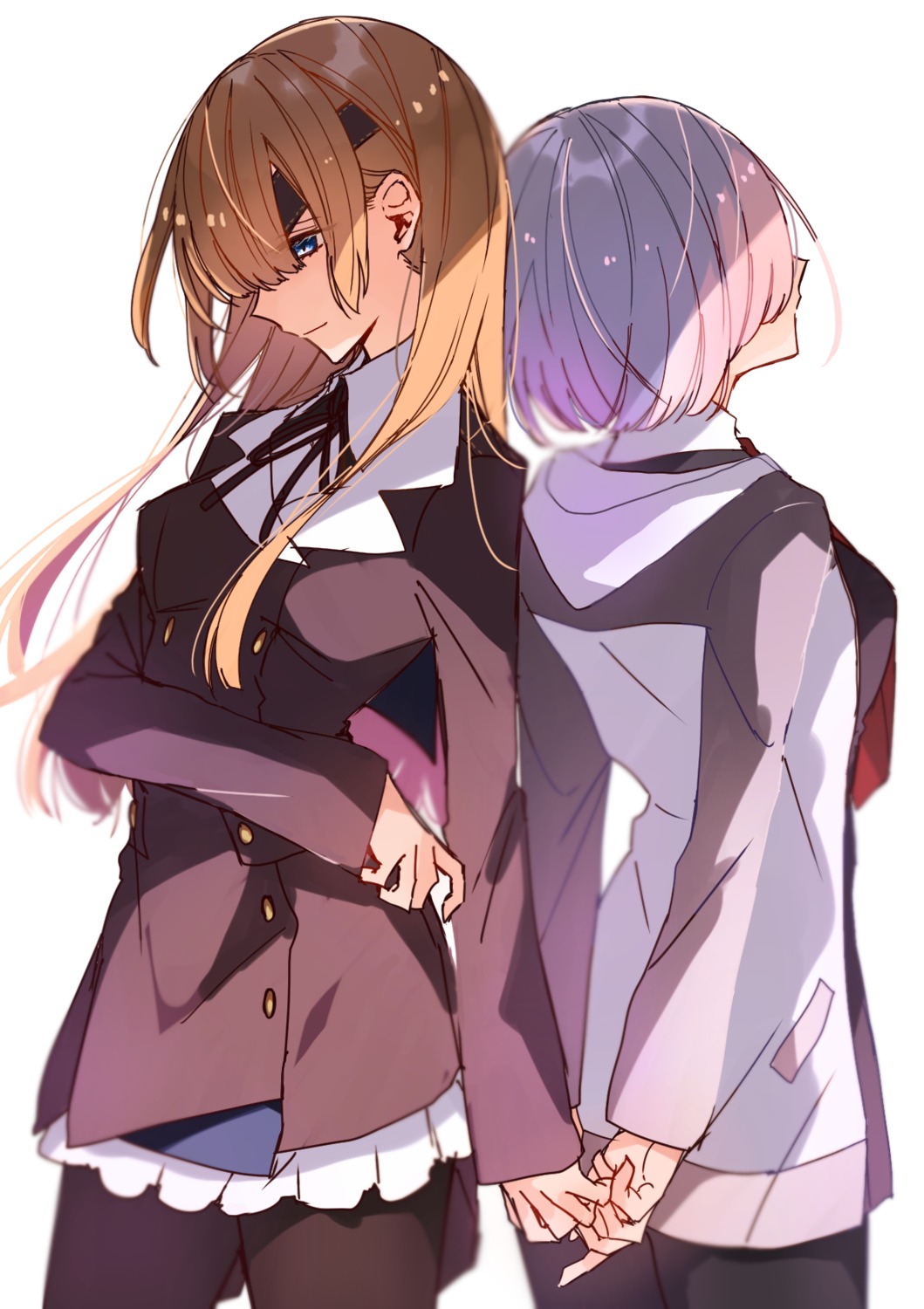 eyepatch, fate/grand_order, mash_kyrielight, ophelia_phamrsolone, pantyhose, wasa_(pixiv29582664)