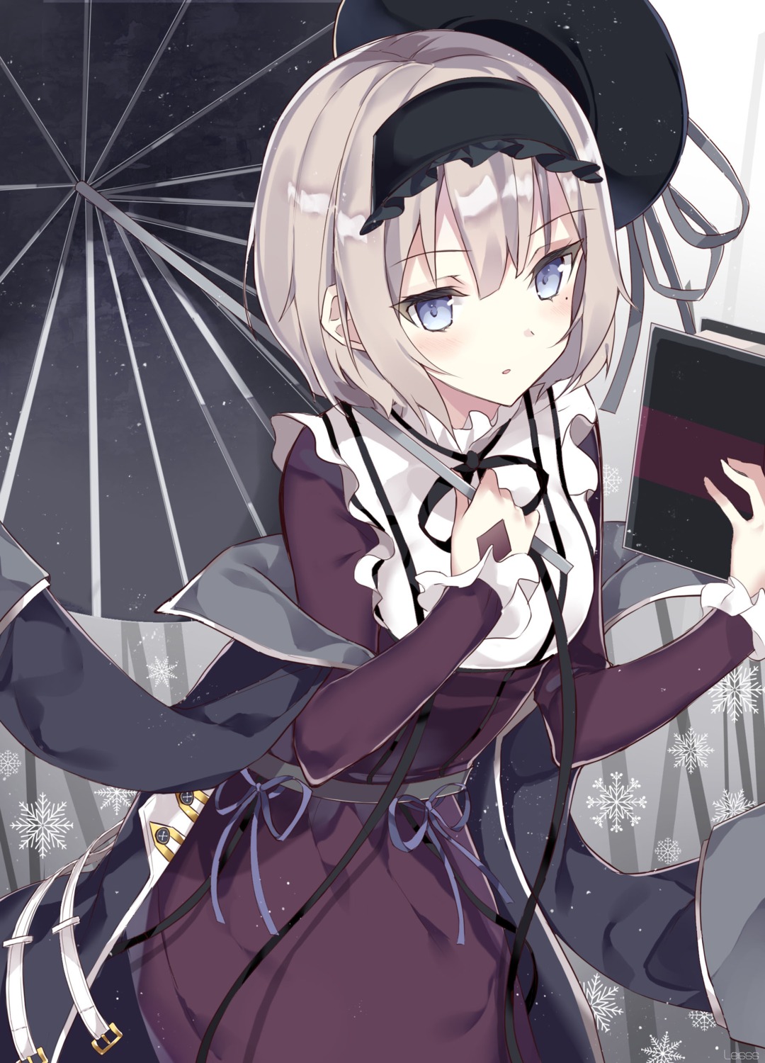 alice_margatroid, dress, leisss, touhou, umbrella