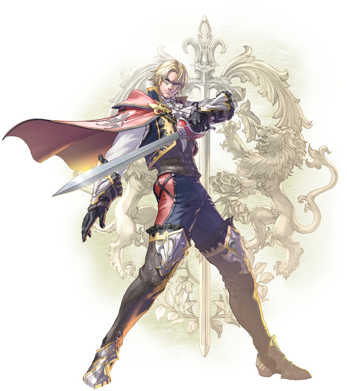 kawano_takuji, male, raphael_sorel, soul_calibur, soul_calibur_vi, sword, weapon