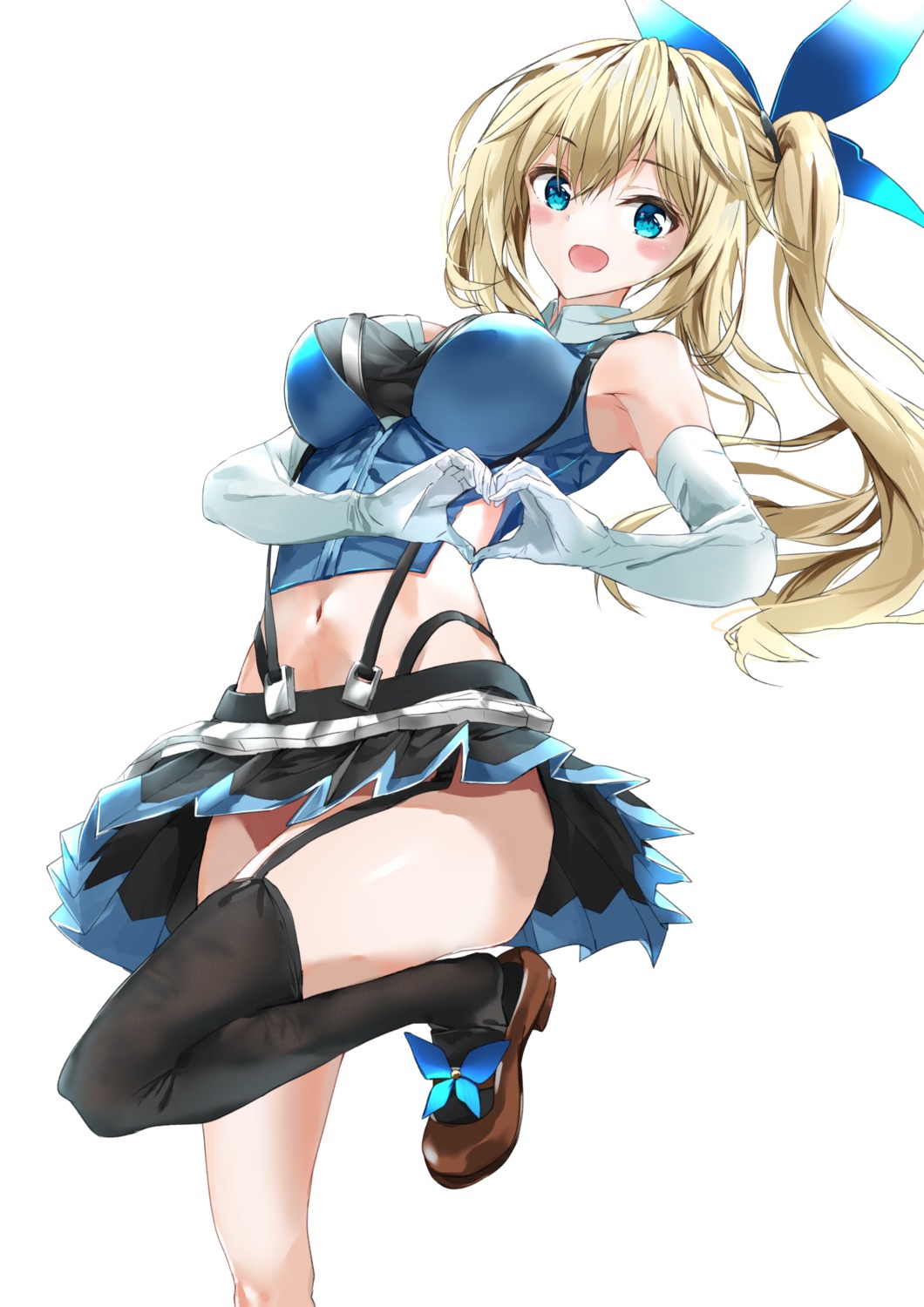 fujisaki_ribbon, mirai_akari, mirai_akari_project, stockings, thighhighs