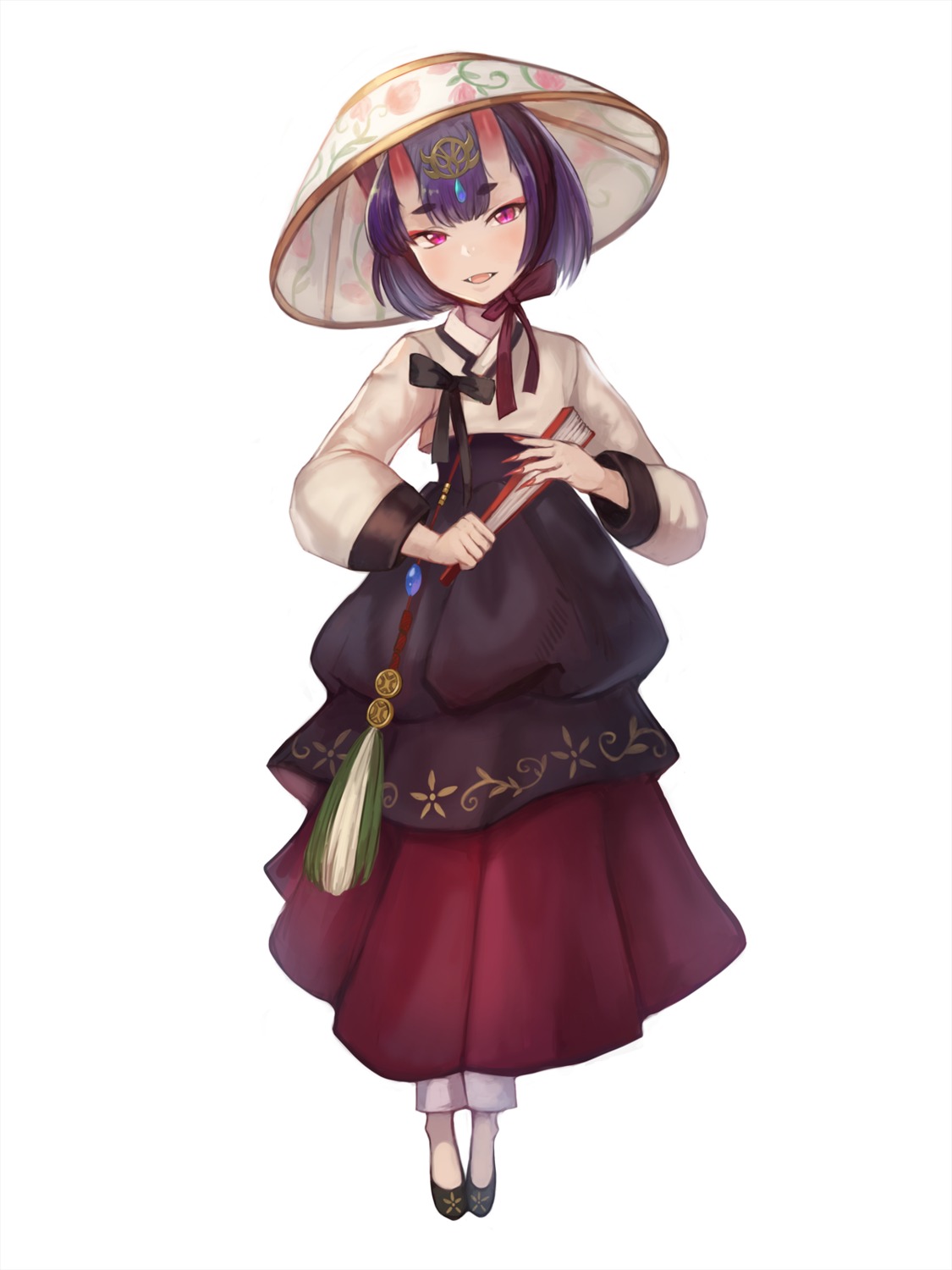 asian_clothes, fate/grand_order, horns, shuten_douji_(fate), sookmo