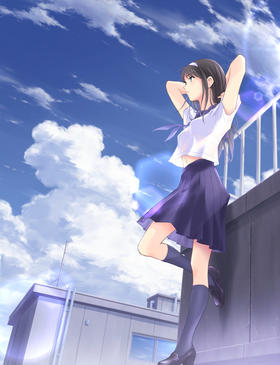 akizuki565602, heels, see_through, seifuku, toono_akiha, tsukihime