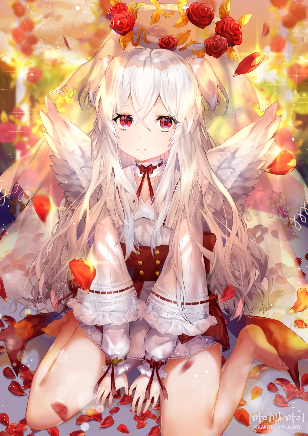 dress, kkamykkamkkamy, wings