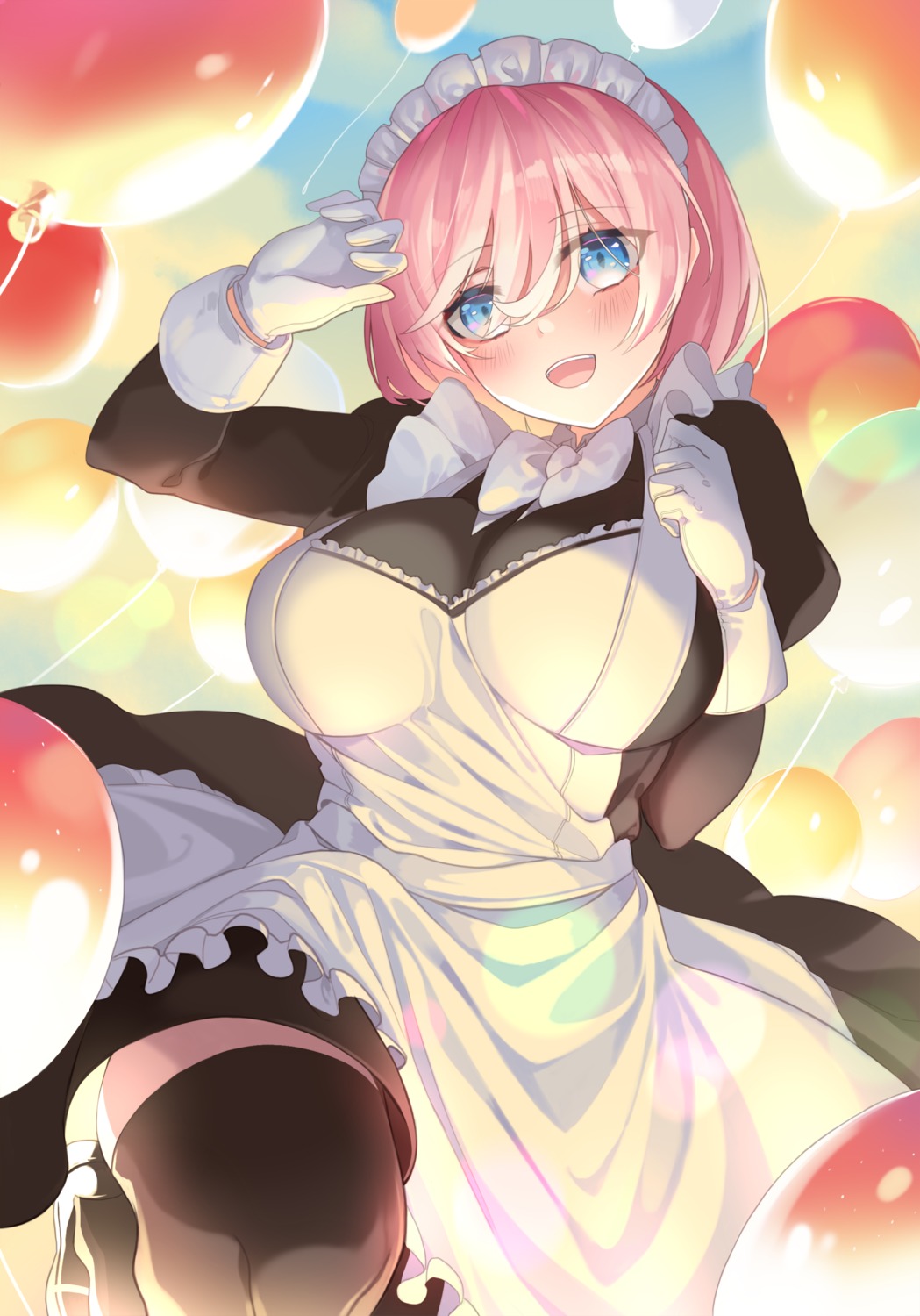 huyou_(awegk), maid, thighhighs