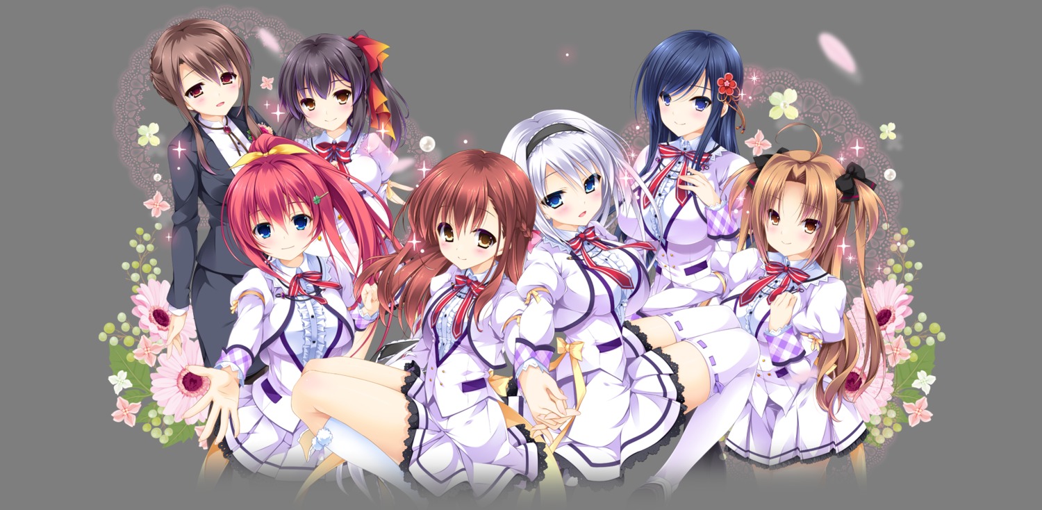asami_asami, business_suit, ensemble_(company), mutou_kurihito, otome_ga_irodoru_koi_no_essence, otome_ga_irodoru_koi_no_essence_~egao_de_orinasu_mirai~, seifuku, shouna_mitsuishi