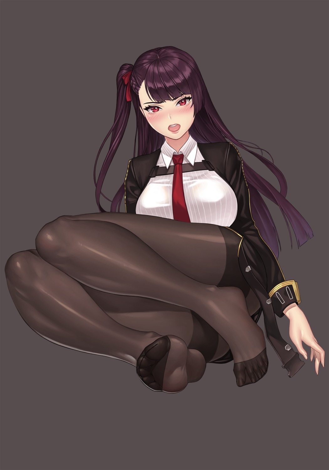 feet, girls_frontline, karmiel, pantyhose, wa2000_(girls_frontline)