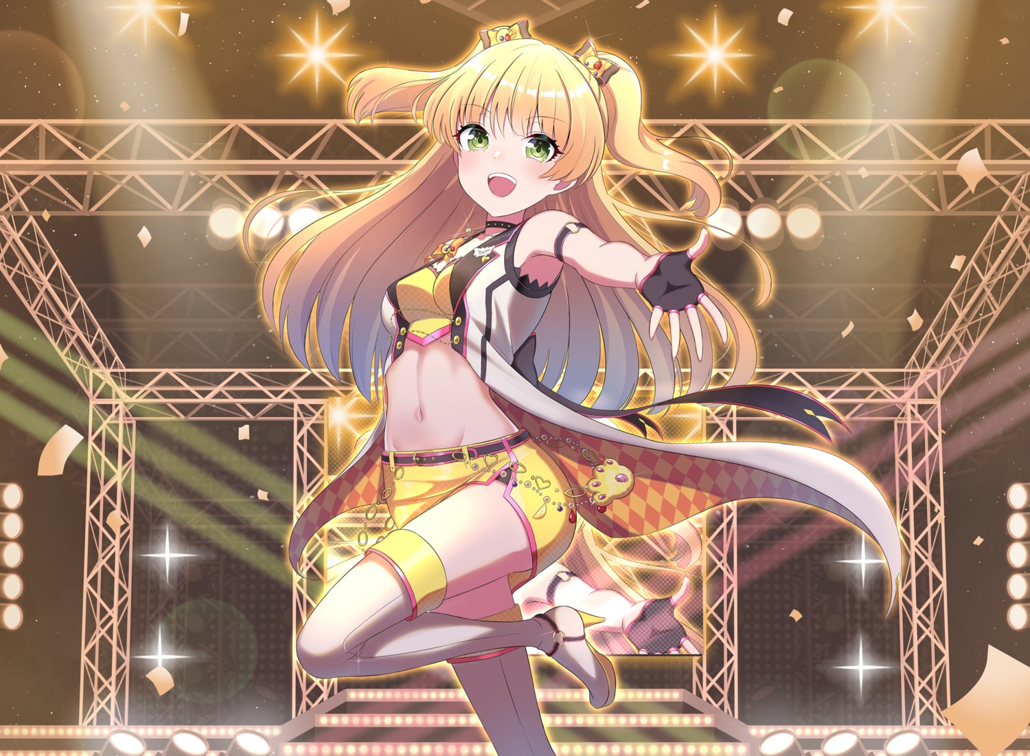 heels, jougasaki_rika, sutoroa, the_idolm@ster, the_idolm@ster_cinderella_girls, thighhighs