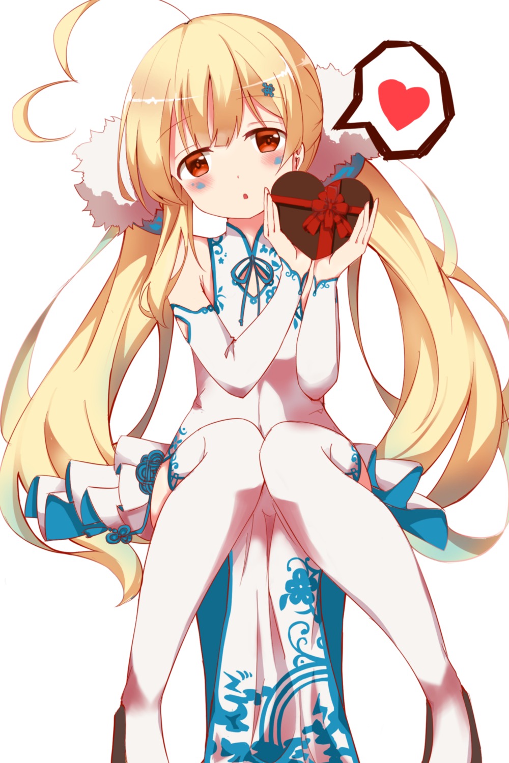 azur_lane, chinadress, eldridge_(azur_lane), mola_mola, thighhighs, valentine