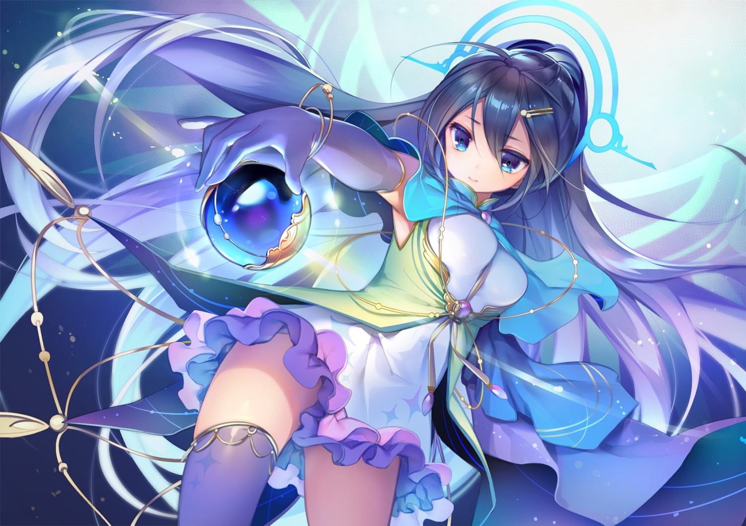 dress, mg_kurino, thighhighs