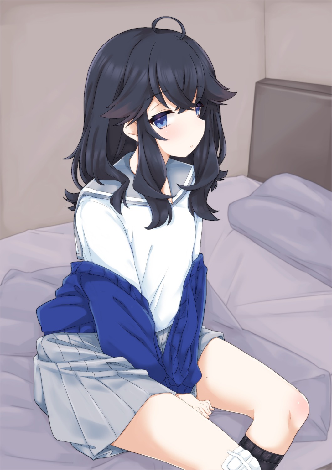 bandaid, itou_ayachi, izumo_kasumi_(nijisanji), nijisanji, nijisanji_seeds, seifuku, sweater
