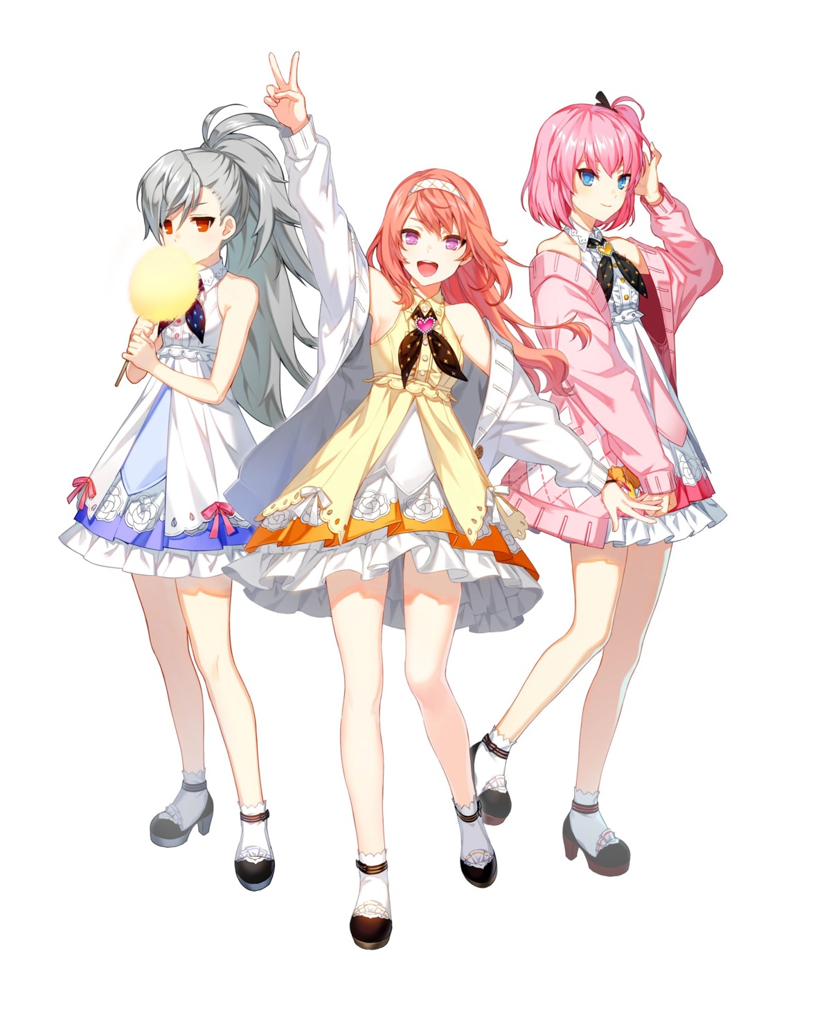 closers, dress, heels, luna_aegis, seulbi_lee, sweater, tagme, tina_(closers)