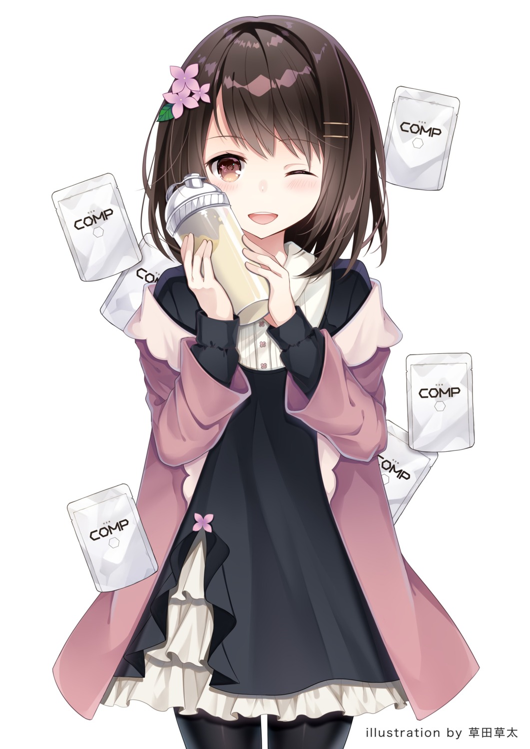 dress, kusada_souta, pantyhose