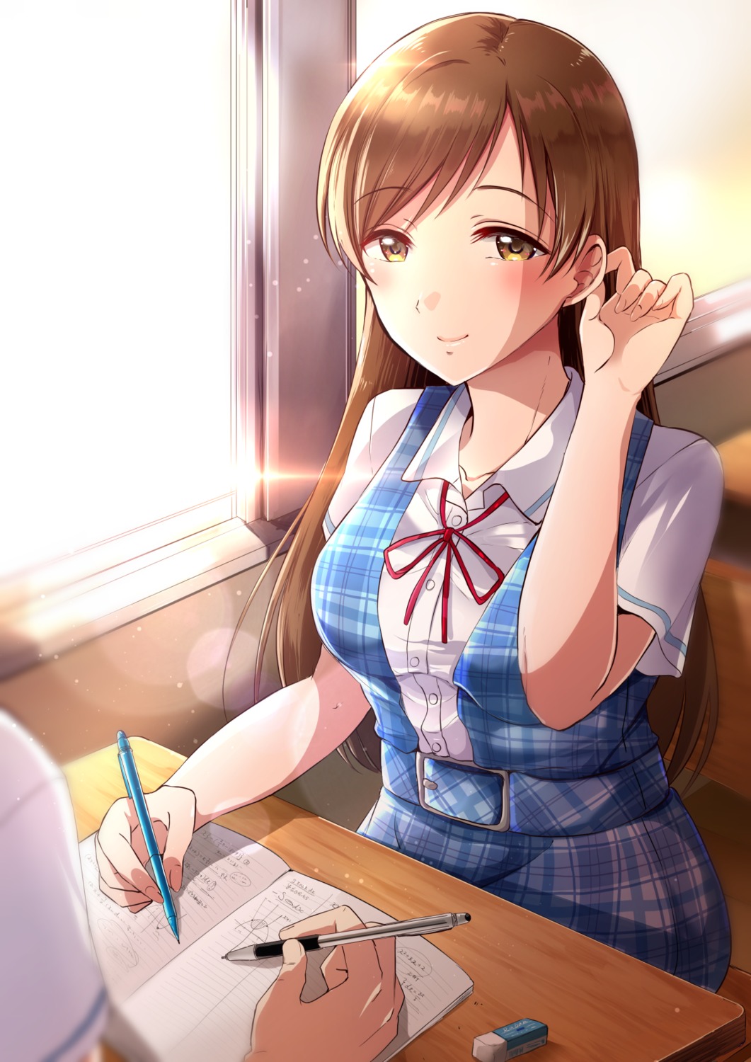 gen_(enji), nitta_minami, seifuku, the_idolm@ster, the_idolm@ster_cinderella_girls