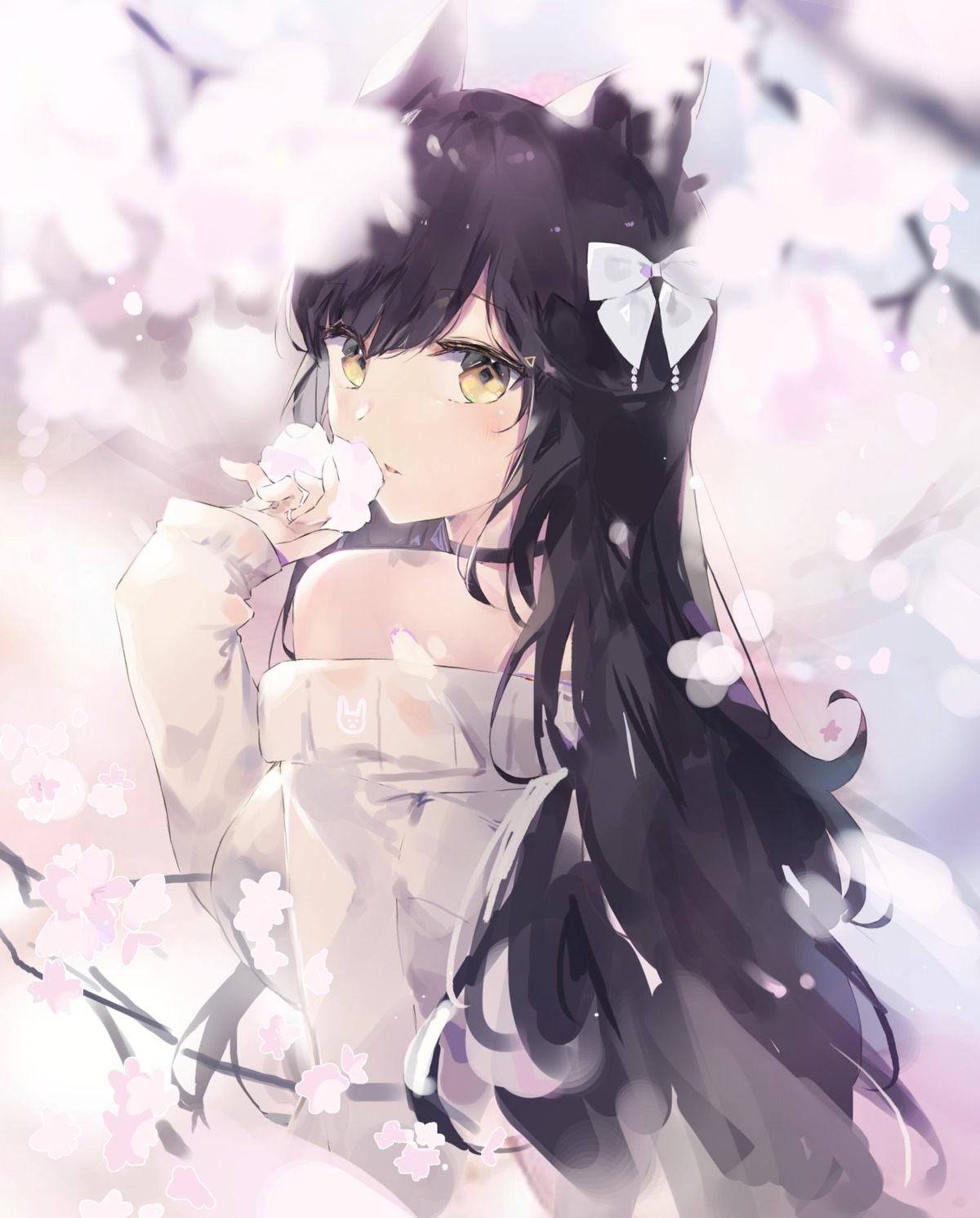 animal_ears, sweater, tr_(hareru)