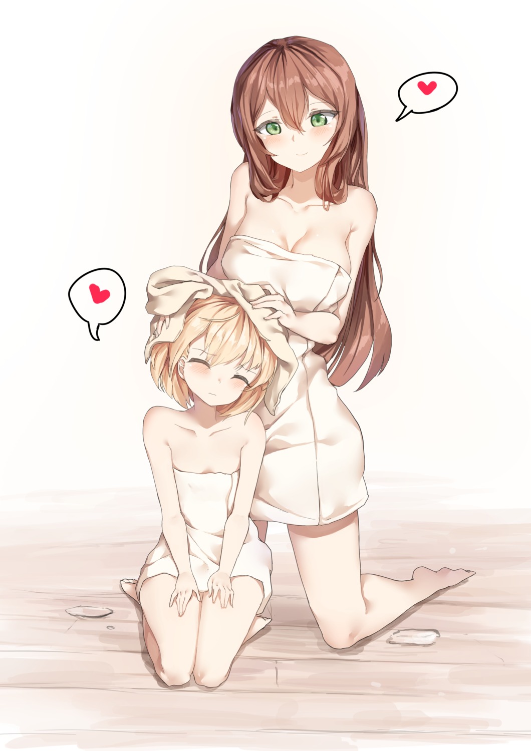 g36_(girls_frontline), girls_frontline, hansallin, springfield_(girls_frontline), towel