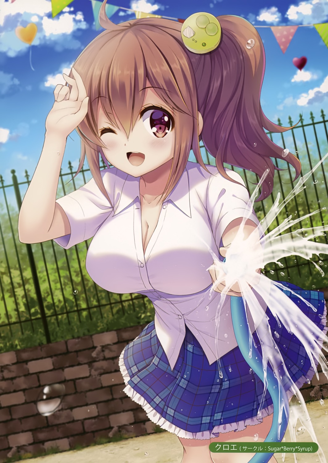 cleavage, crowe_(sugar-berry-syrup), melonbooks, possible_duplicate, seifuku