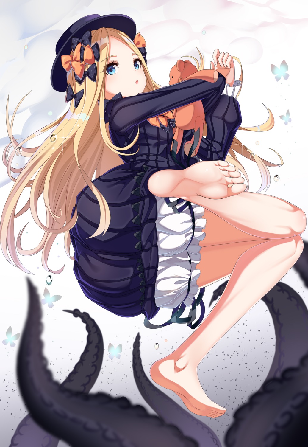 abigail_williams_(fate), bloomers, fate/grand_order, feet, gatari, tentacles