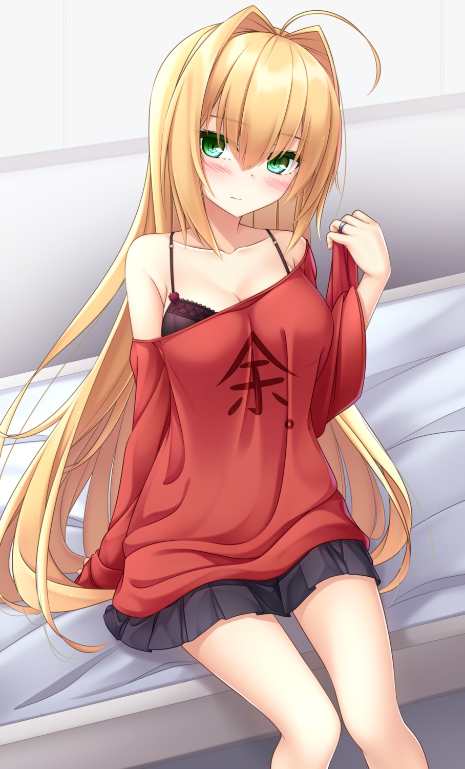 bra, cleavage, fate/grand_order, nero_claudius_(fate), yoye_(pastel_white)