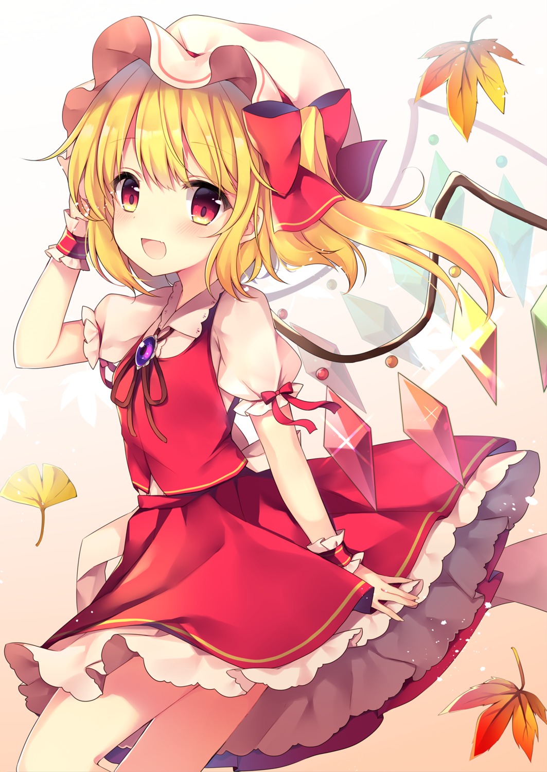 flandre_scarlet, ruhika, touhou, wings