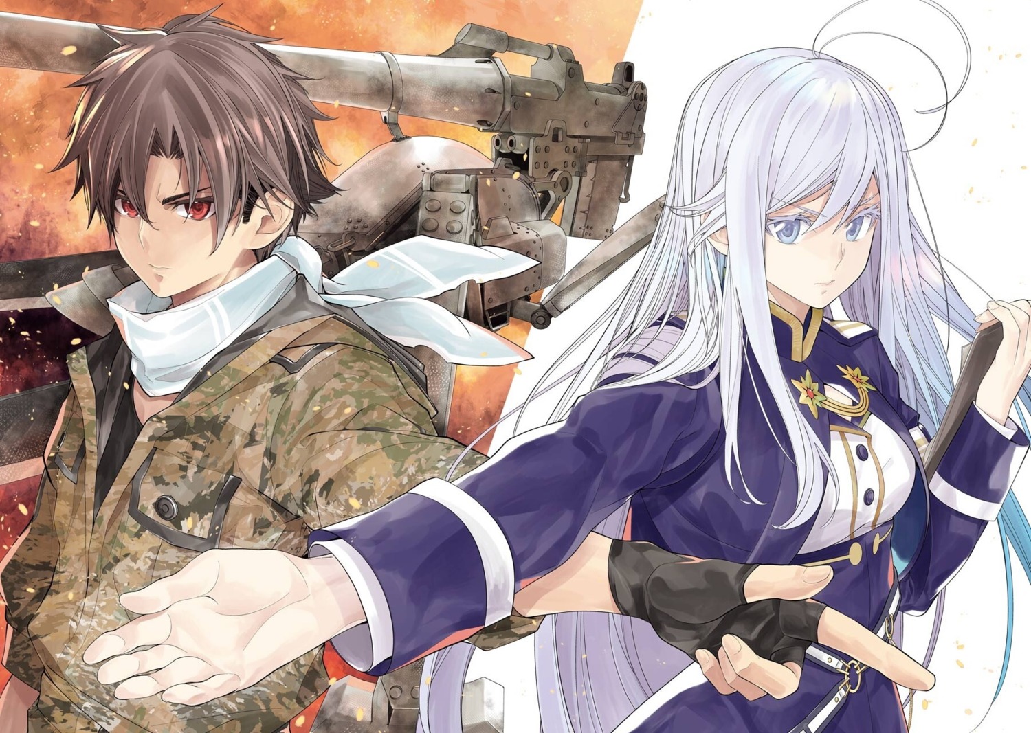 86_-eighty_six-, shinei_nouzen, uniform, vladilena_milize, weapon, yoshihara_motoki