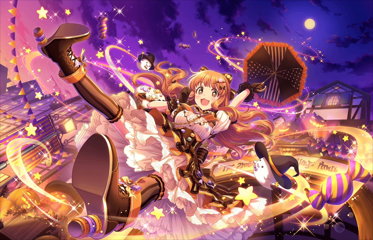 animal_ears, dress, halloween, heels, moroboshi_kirari, tagme, the_idolm@ster, the_idolm@ster_cinderella_girls