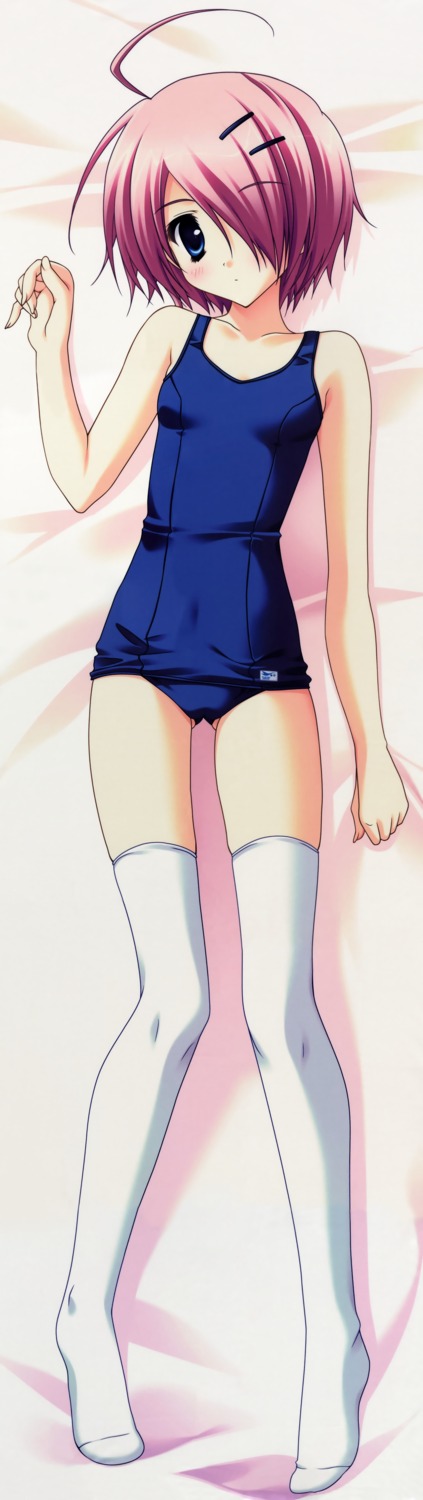 akane_iro_ni_somaru_saka, dakimakura, feng, ryohka, school_swimsuit, shiraishi_nagomi, swimsuits, thighhighs