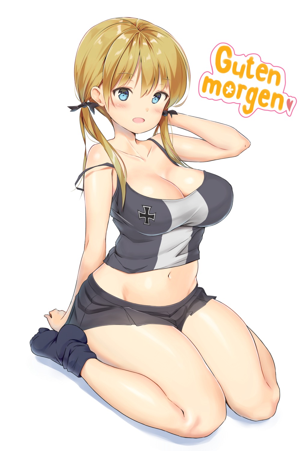 aymusk, cleavage, kantai_collection, prinz_eugen_(kancolle)