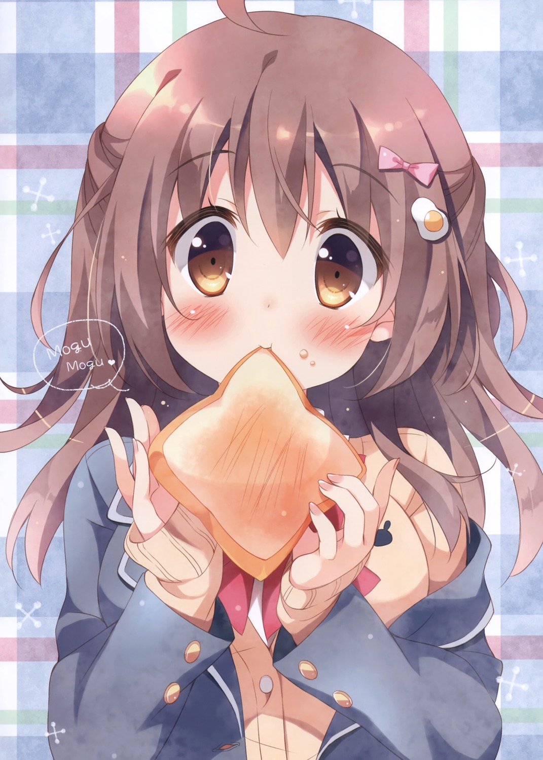 cocoa_(pan), pan, pan_no_mimi, seifuku, sweater
