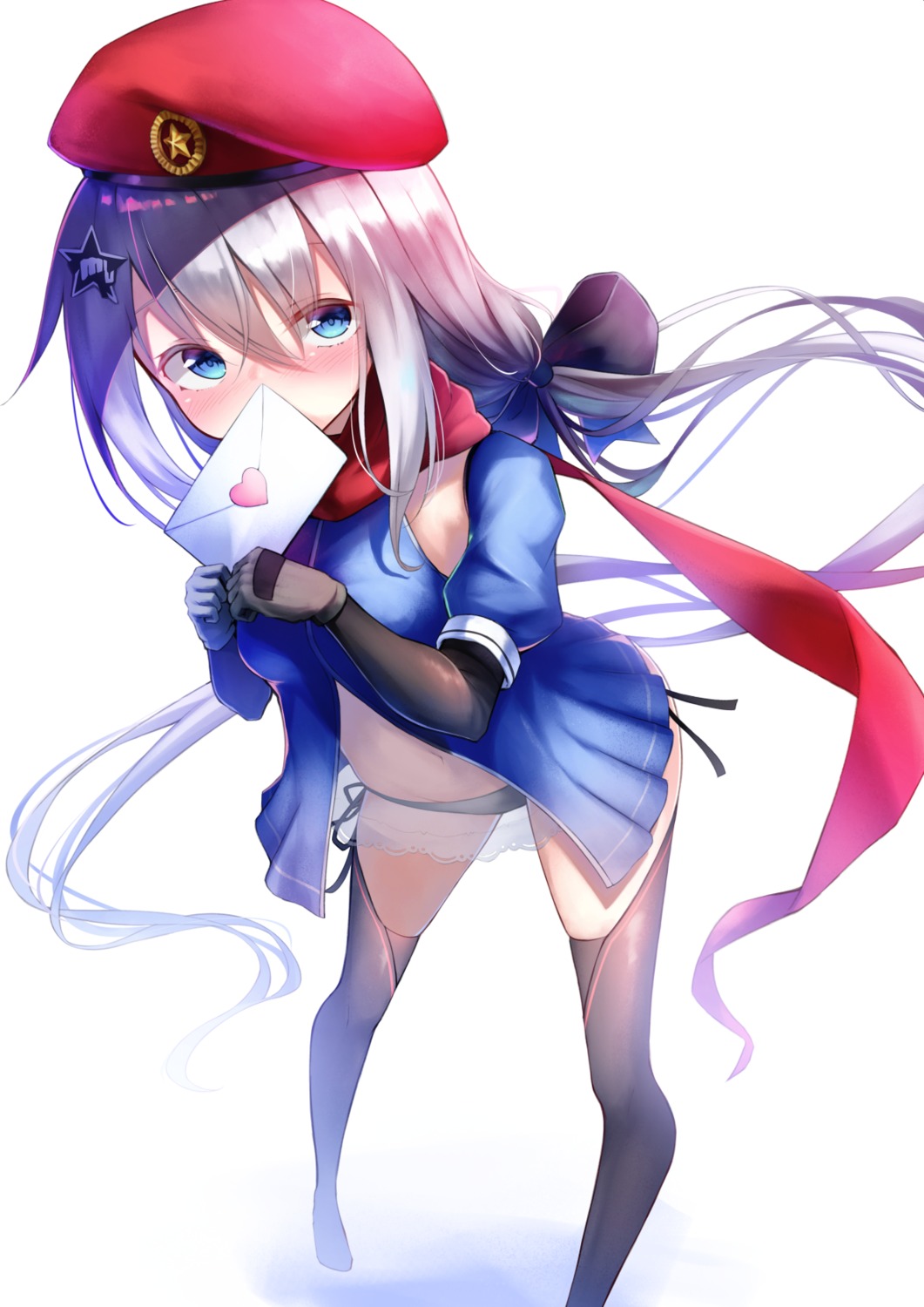 9a-91_(girls_frontline), girls_frontline, knoy3356, pantsu, see_through, string_panties, thighhighs