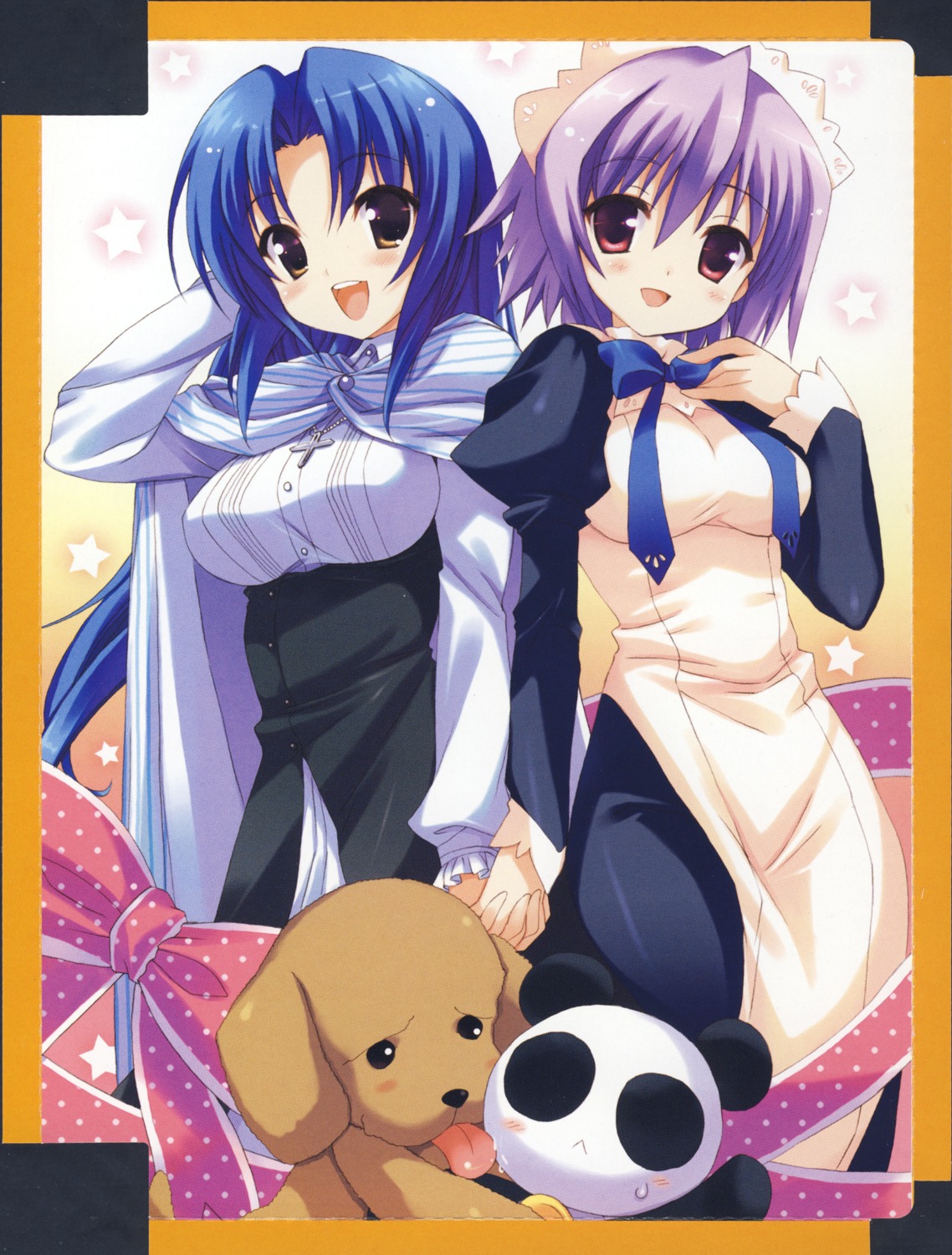 dress, kujou_herena, maid, melilot, qp:flapper, twinkle_crusaders