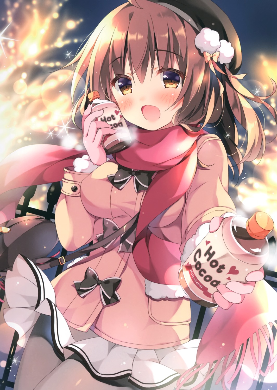 cocoa_(pan), pan, pan_no_mimi, pantyhose, skirt_lift