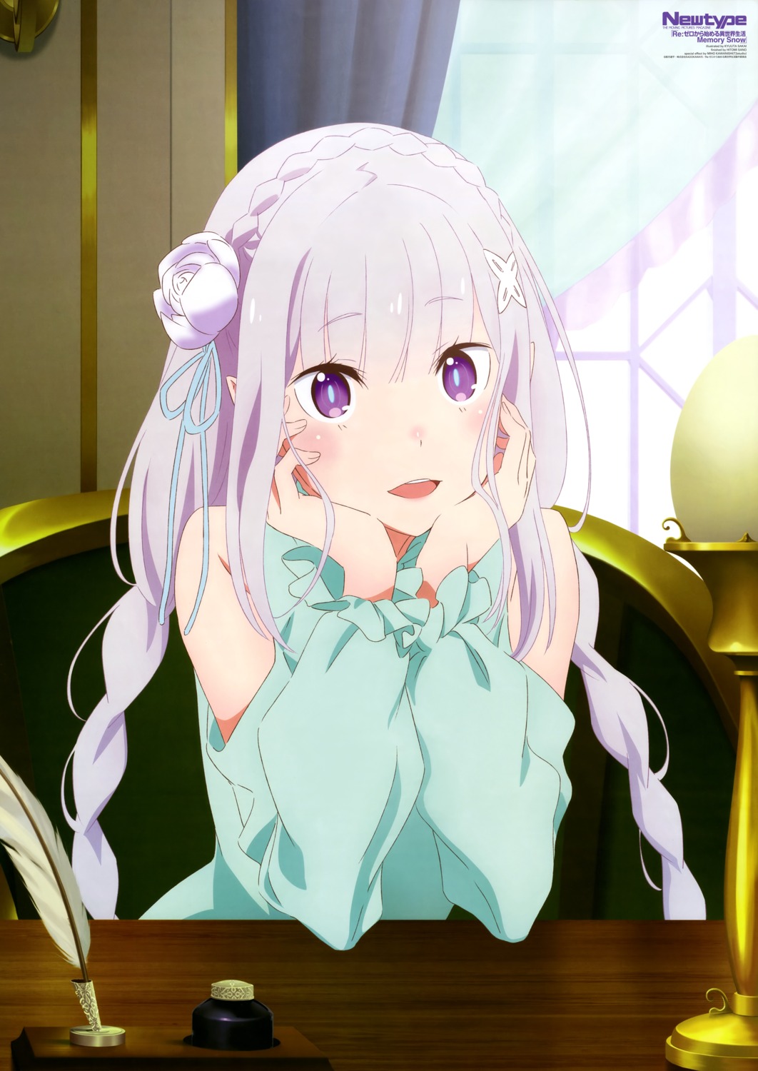 elf, emilia_(re_zero), pointy_ears, re:zero_kara_hajimeru_isekai_seikatsu, sakai_kyuuta