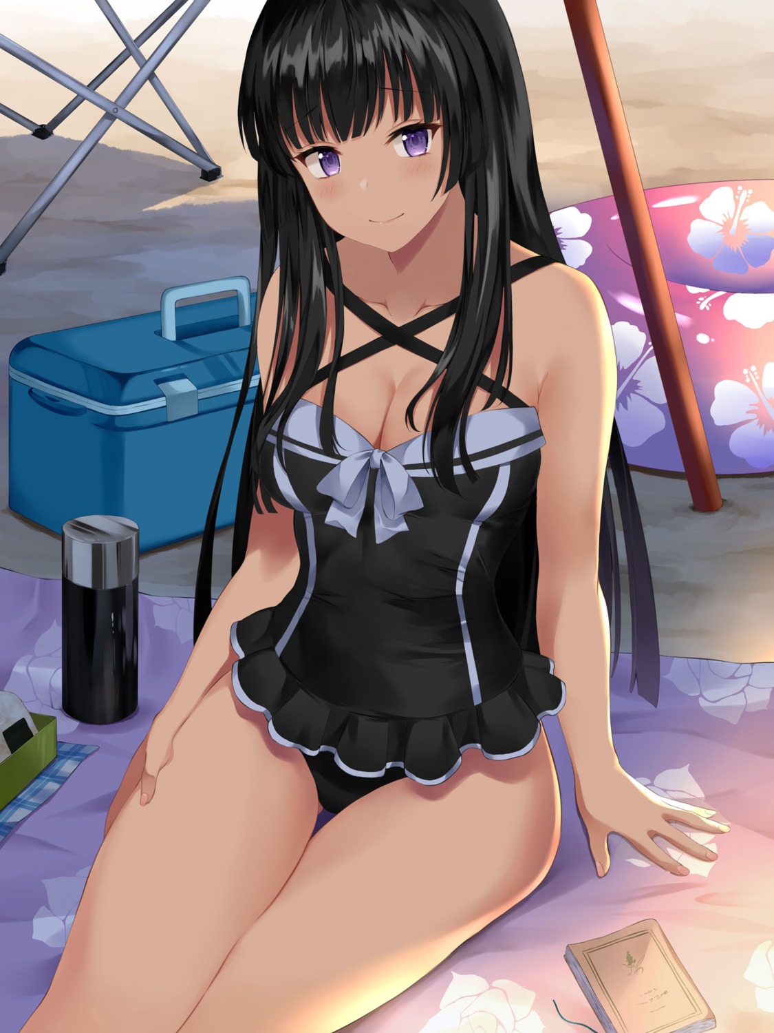 asato_(fadeless), bang_dream!, bang_dream!_episode_of_roselia, cleavage, shirokane_rinko, swimsuits