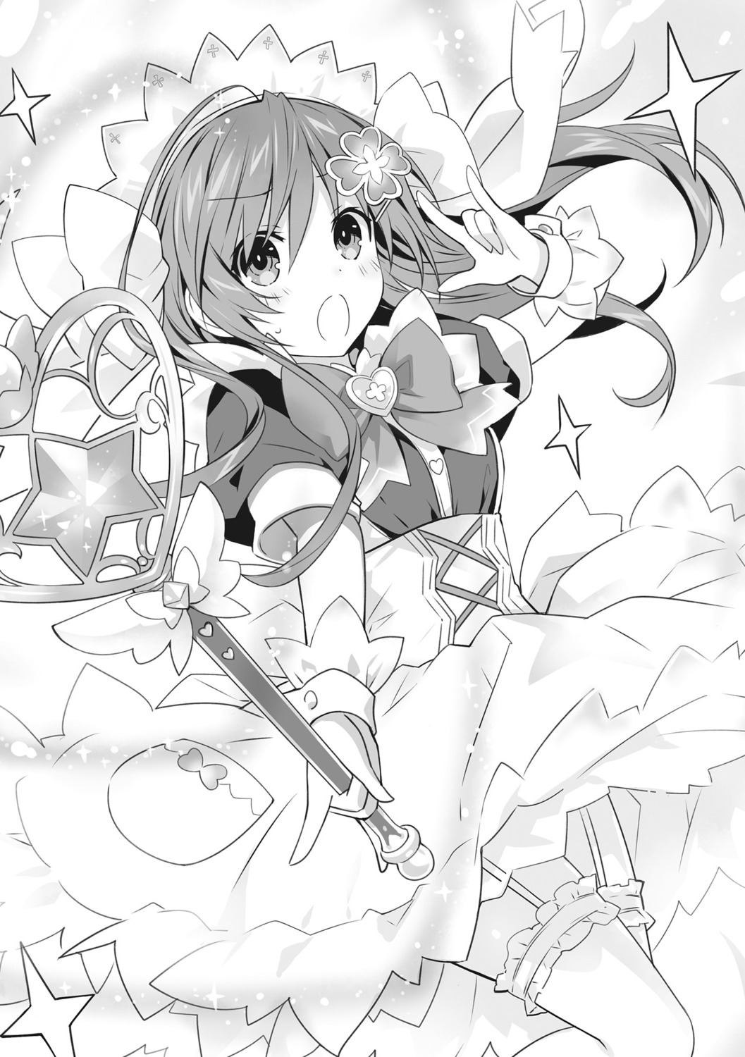 date_a_live, date_a_live_encore, itsuka_shiori, monochrome, stockings, thighhighs, tsunako, weapon