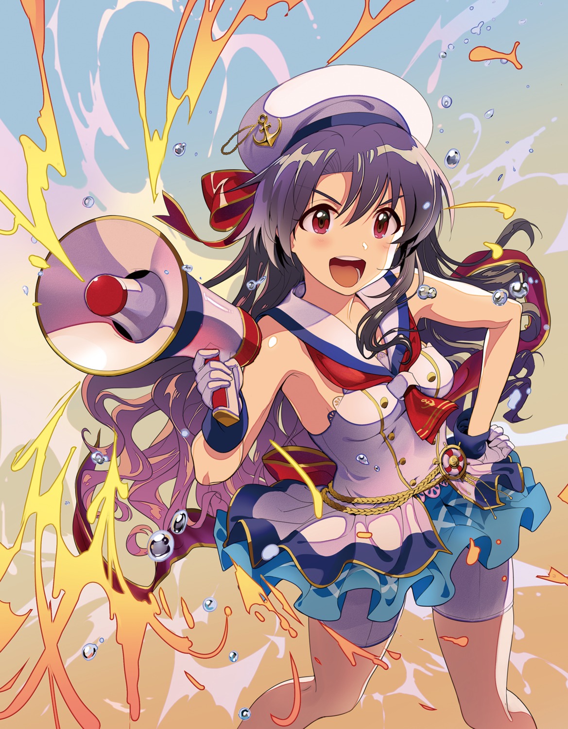 andou_chikanori, bike_shorts, takayama_sayoko, the_idolm@ster, the_idolm@ster_million_live!