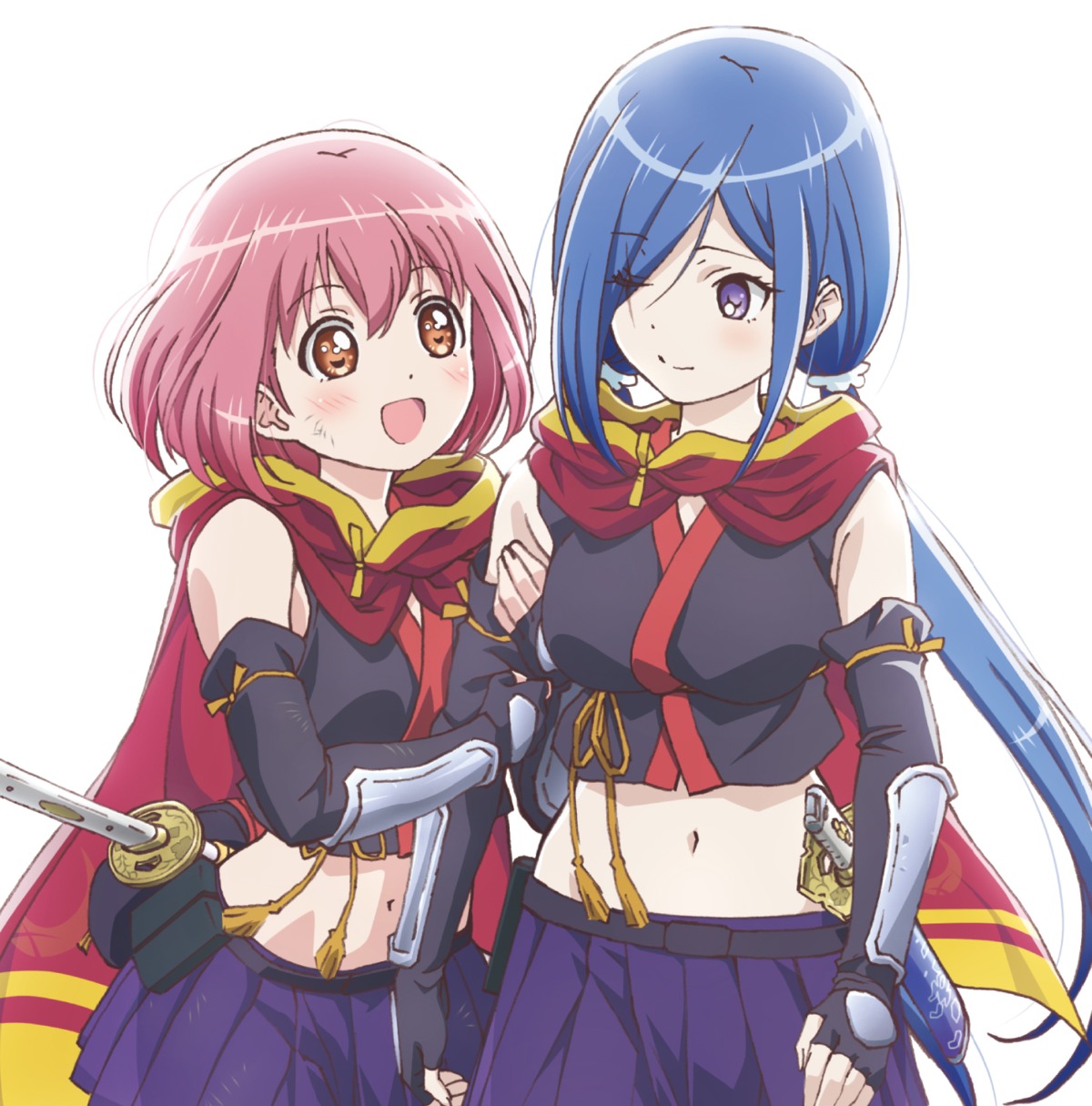 disc_cover, hanzoumon_yuki, japanese_clothes, minamoto_momo, release_the_spyce, sword, tagme