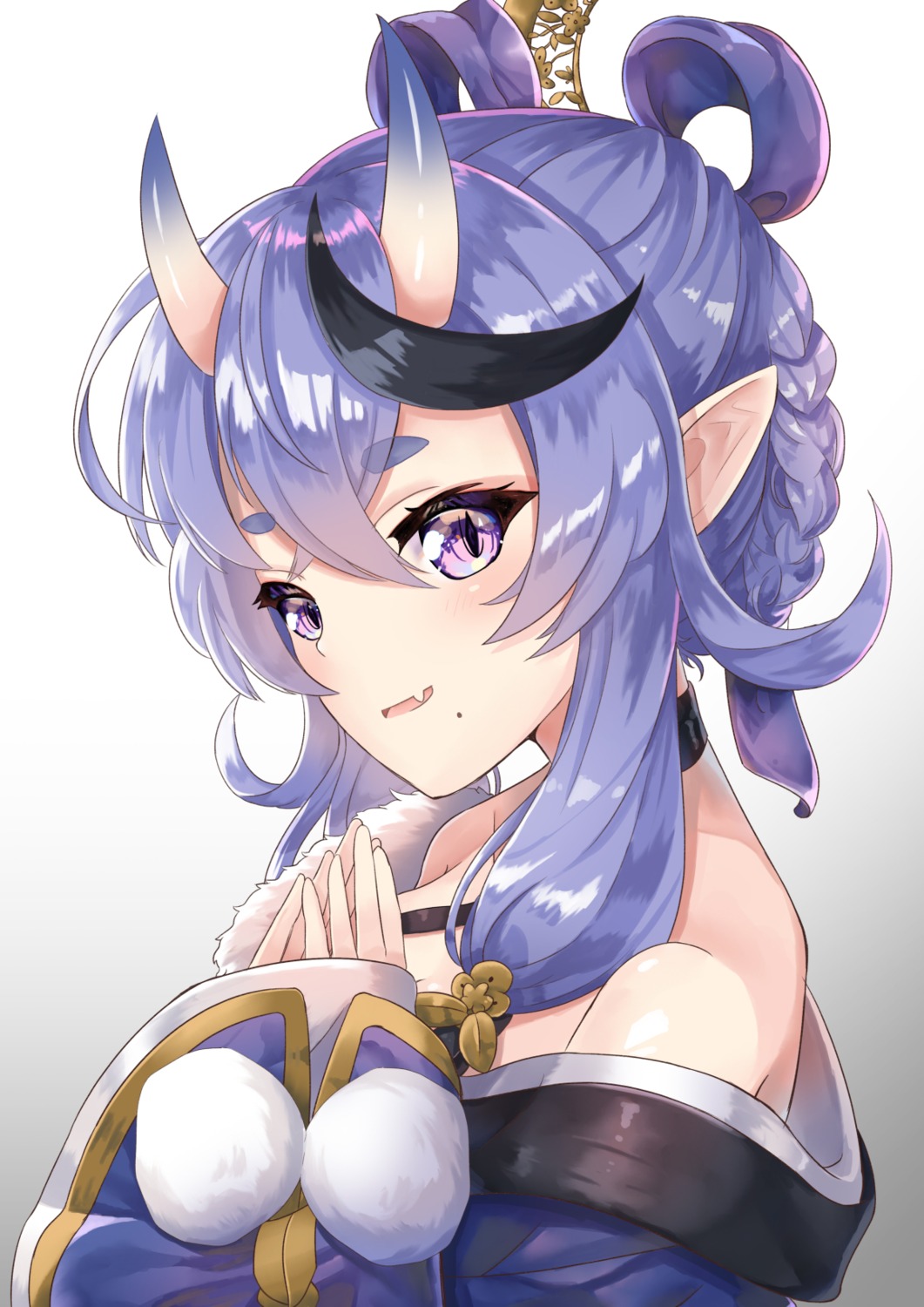 horns, japanese_clothes, nijisanji, nijisanji_seeds, pointy_ears, rindou_mikoto, synn032