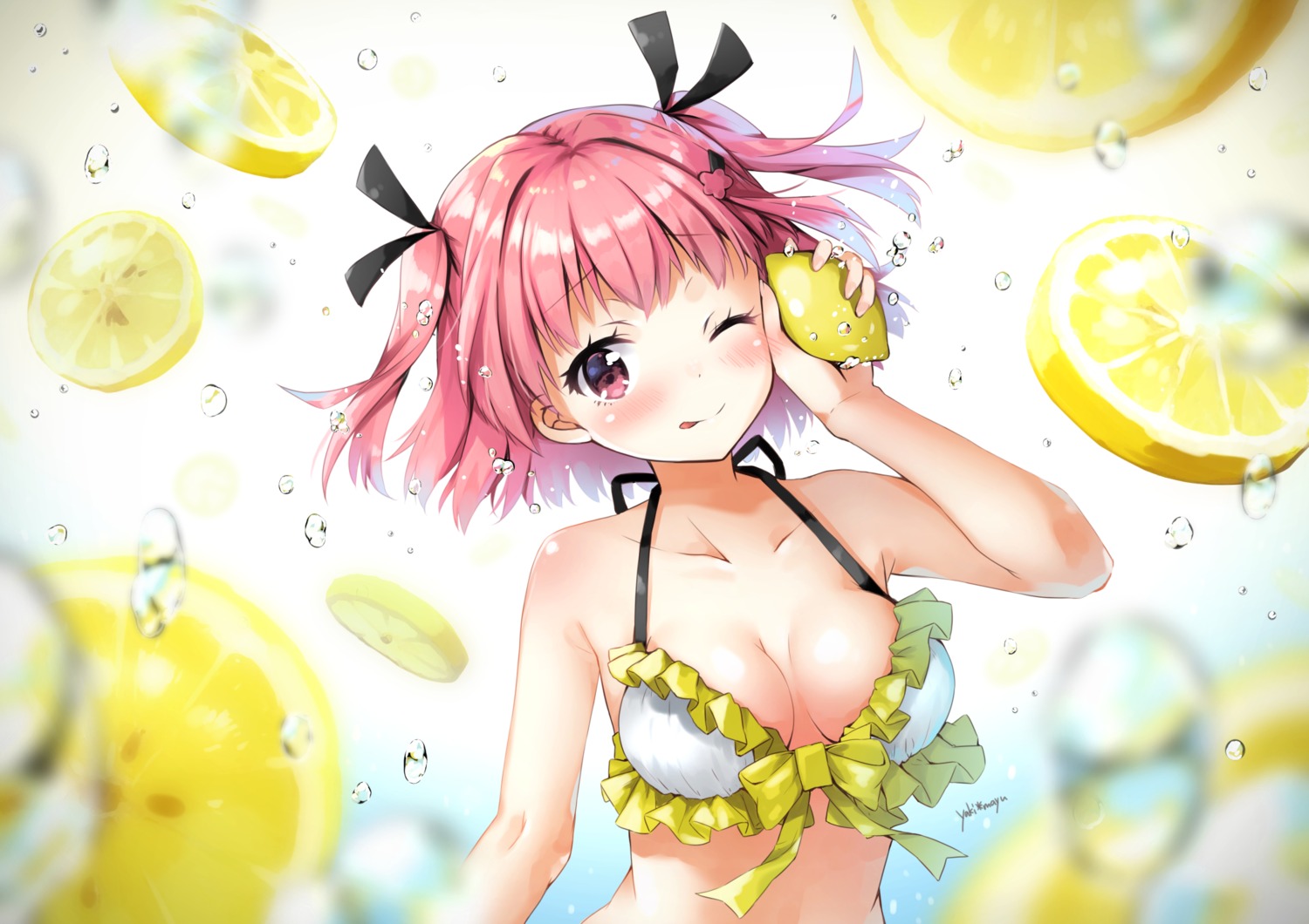 bikini_top, cleavage, swimsuits, yaki_mayu