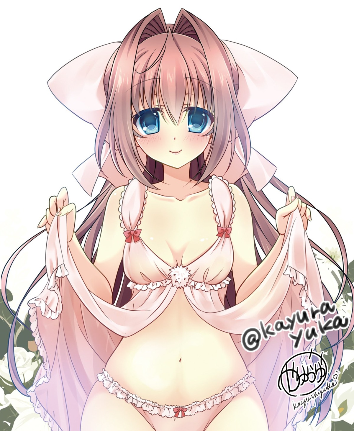 asakura_otome, cleavage, da_capo_(series), kayura_yuka, lingerie, pantsu