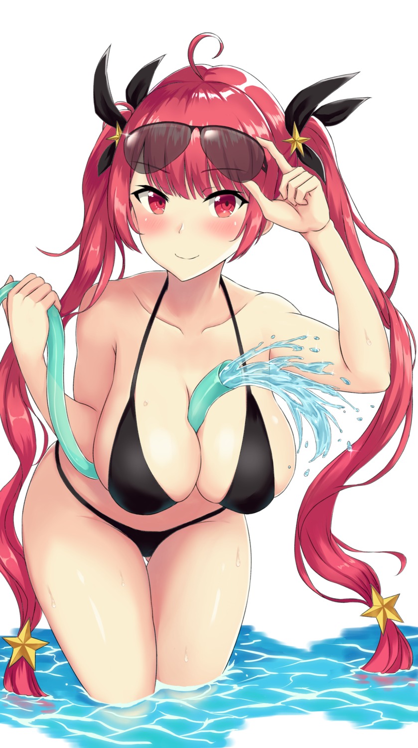 azur_lane, bikini, honolulu_(azur_lane), megane, ray_(zxasqw66), swimsuits, wet