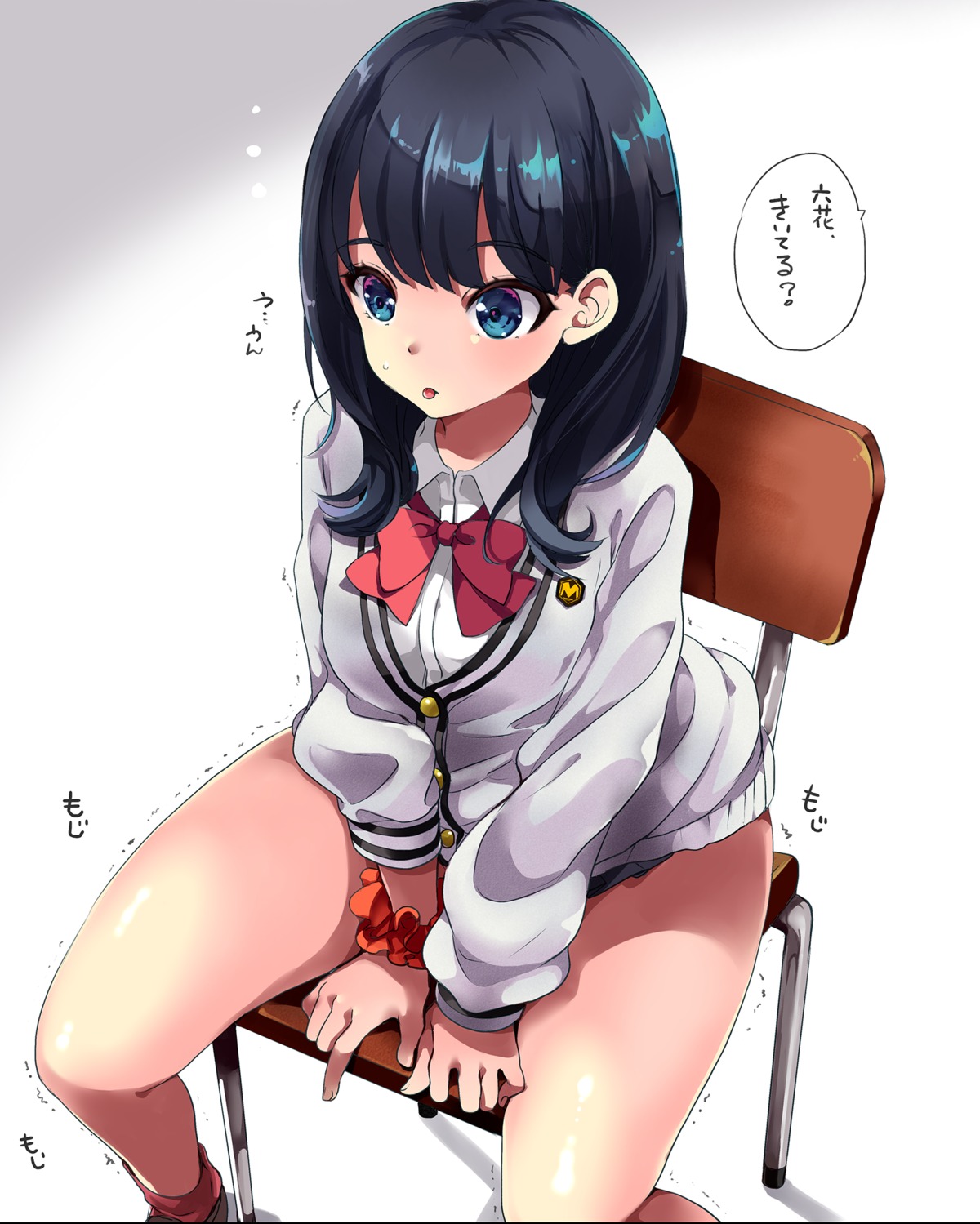 gouden_nagi, gridman_universe, seifuku, ssss.gridman, sweater, takarada_rikka
