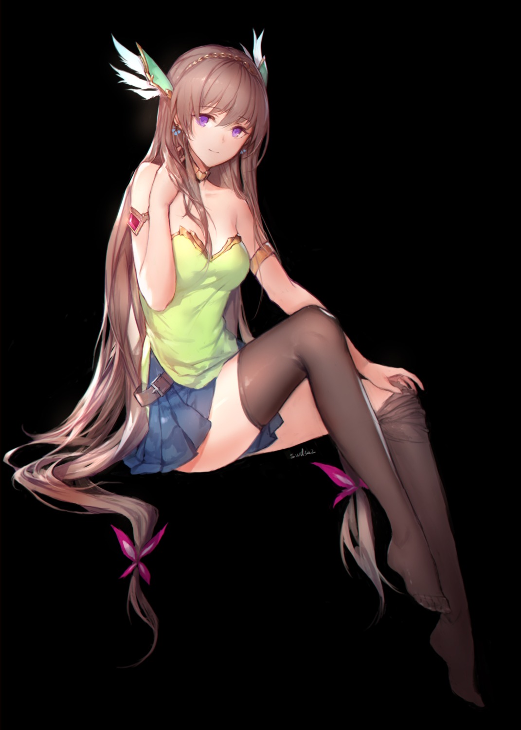 cleavage, swd3e2, thighhighs, venus_blood