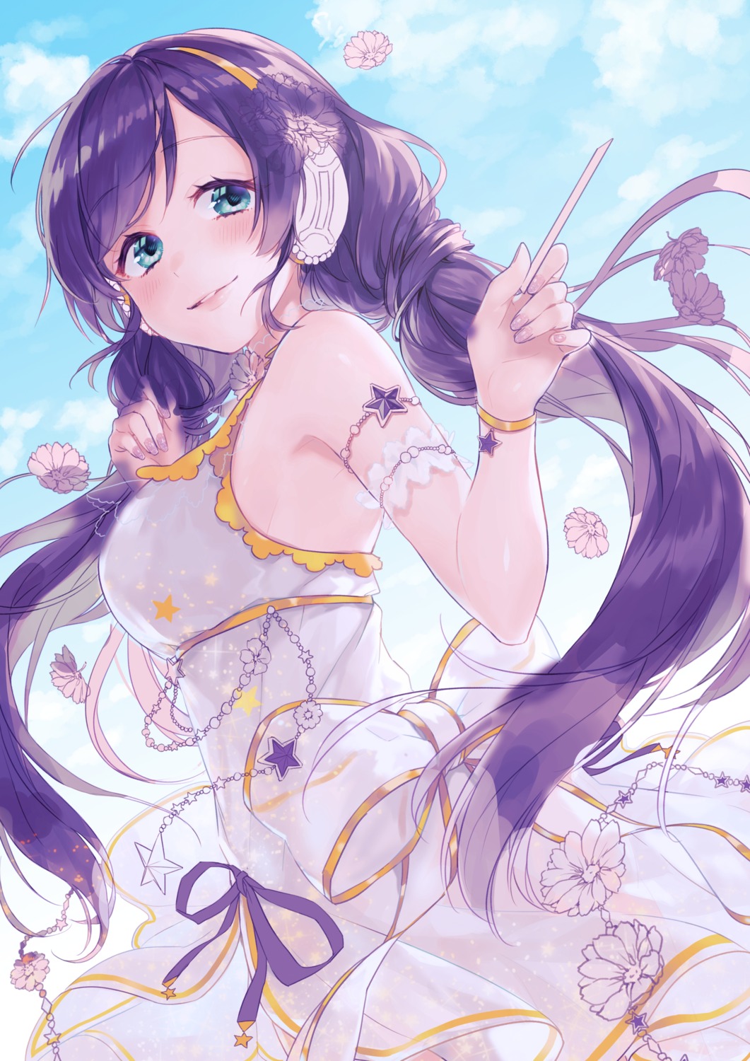 dress, love_live!, love_live!_(series), sudach_koppe, toujou_nozomi
